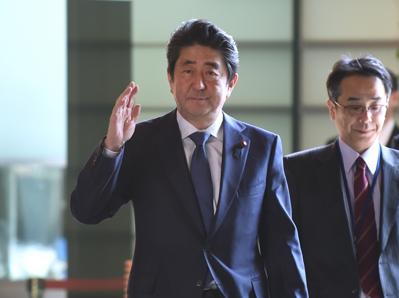 Shinzo Abe deve se reunir com Trump entre os dias 17 e 20 de abril, antes da reunião dos EUA com a Correia do Sul