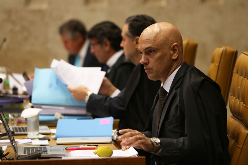 POL Alexandre de Moraes 
Brasília - Supremo Tribunal Federal, julga pedido de habeas corpus do ex-presidente Lula (José Cruz/Agência Brasil)