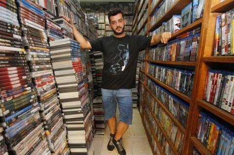 Jhonathan Queiroz, propriet�rio da Cinne V�cio, na Capital