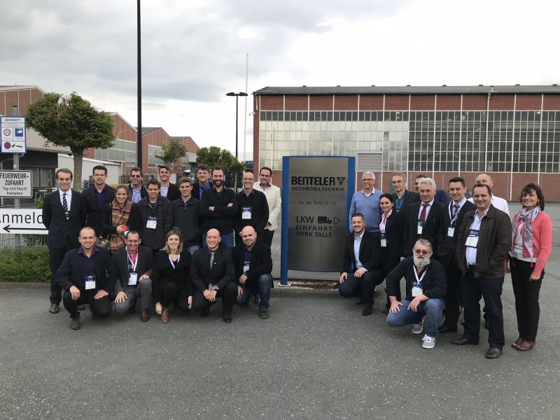 Miss�o de empresas brasileiras foi at� Paderborn visitar a f�brica de autope�as da Benteler  