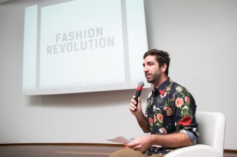 Editor do Gera��oE, Mauro mediou os eventos de sexta-feira do Fashion Revolution