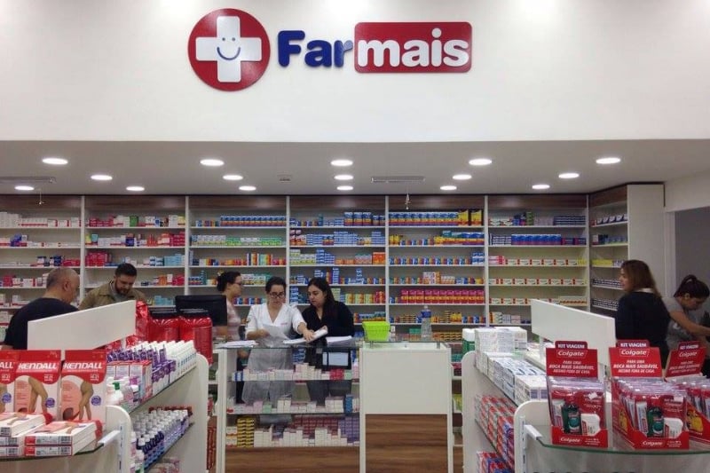 As franquias da Brasil Pharma operam na marca Farmais e ao todo somam 433 lojas no país