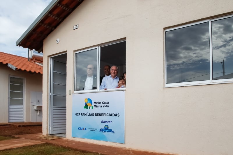 Na sexta-feira, Temer participou de cerimônia de entregas de moradias em Patos de Minas (MG)