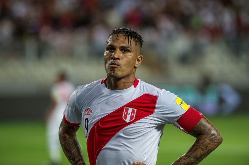 Guerrero está liberado para atuar pela seleção peruana na Copa de 2018