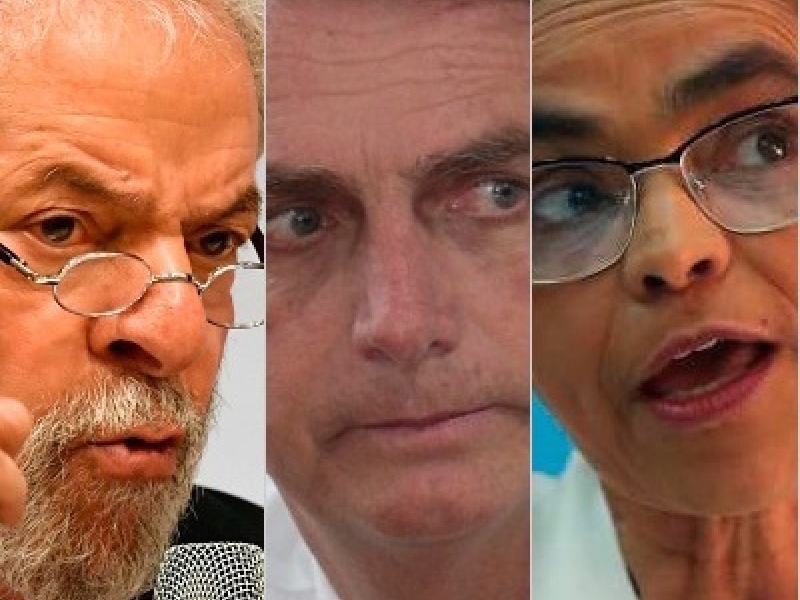 Lula tem 30%, seguindo pelos demais nomes da disputa, Bolsonaro lidera sem Lula