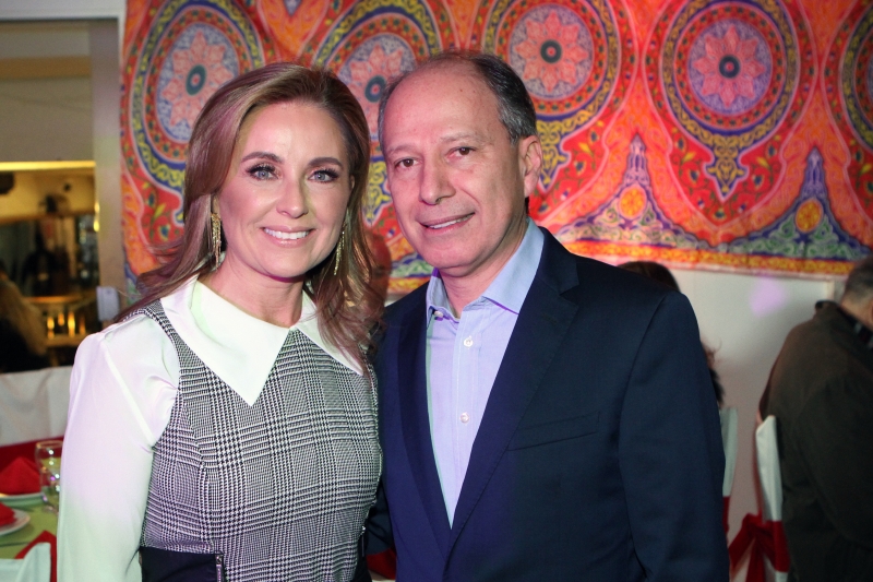 Iracema e Antonio Kalil no Encontro dos Amigos do Líbano e do Brasil