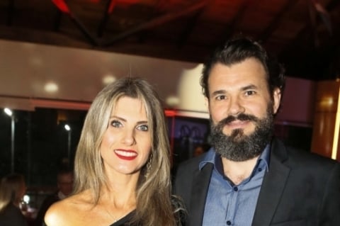 Karina Orlandi e Antonio Carlos Pacheco Padilha no GNU