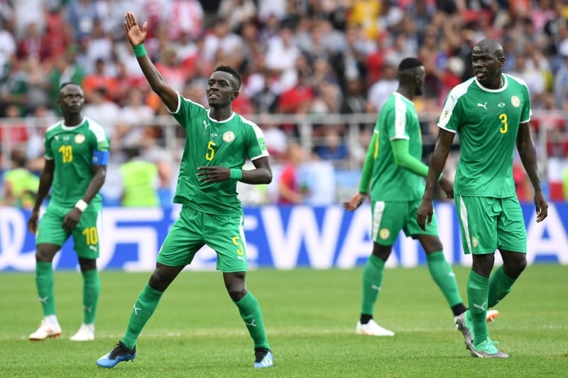 Volante Gana Gueye marcou o primeiro gol do triunfo senegalês