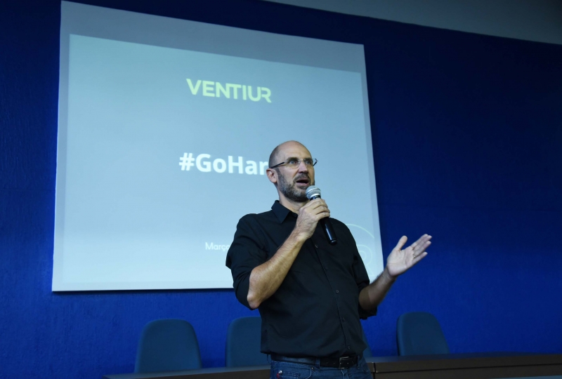 Sandro Cortezia, CEO da VENTIUR Foto: SABRINA BECKER /UNIVERSIDADE FEEVALE/DIVULGA&Ccedil;&Atilde;O/JC
