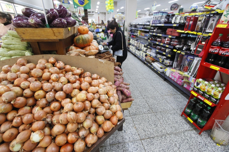 Em valores nominais, as vendas de supermercados cresceram 5,37% durante o primeiro semestre
