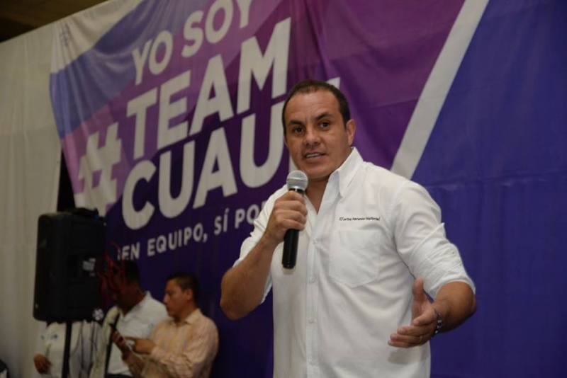 Blanco já governou a capital do estado de Morelos e deixou o poder em meio a vários escândalos