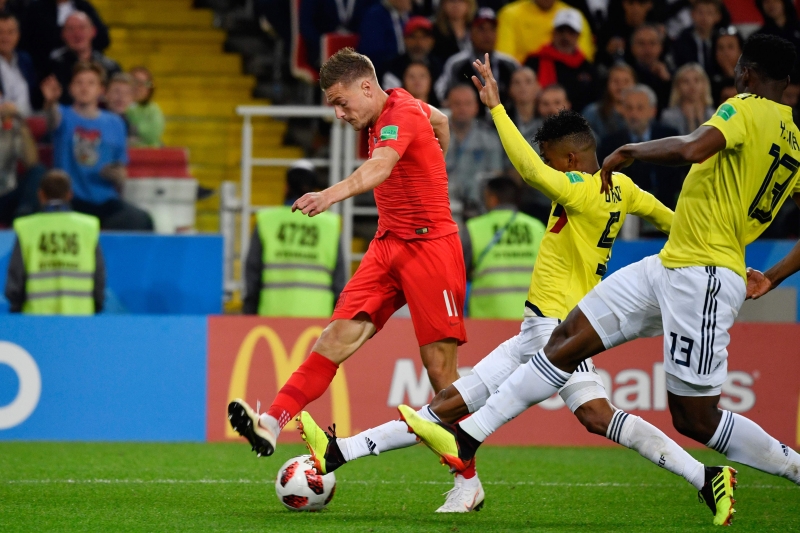 O técnico da Inglaterra defendeu que seus jogadores agiram com esportividade contra a Colômbia