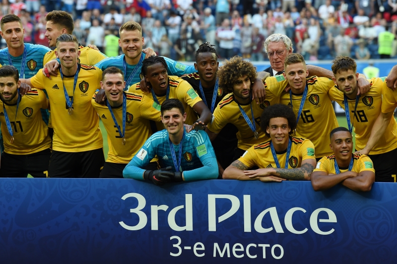 Meunier e Hazard marcaram e levaram seleção belga à melhor campanha de sua história nos torneios