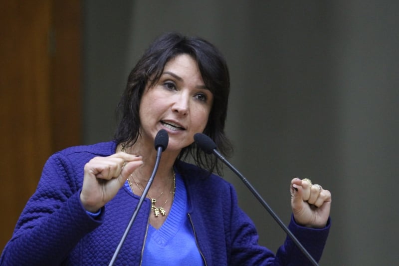 Comandante Nádia, preisdente da Câmara de Vereadores de Porto Alegre