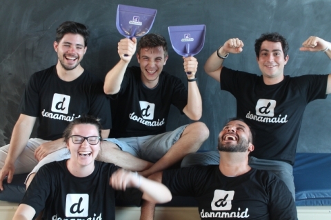Criadores da startup Donamaid, de Pelotas