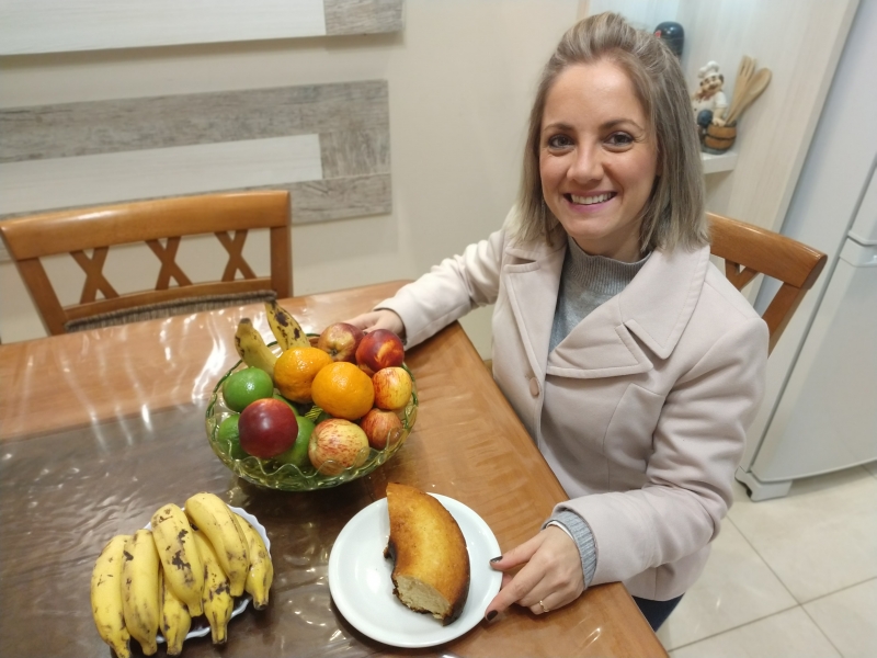 A nutricionista Roberta Schneider trabalha com mindful eating Foto: Mauro Belo Schneider/Especial/JC