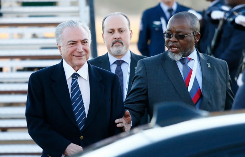 Representante do Brasil chegou na tarde de ontem a Joanesburgo 