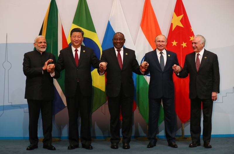 Presidentes dos cinco países reúnem-se na África do Sul