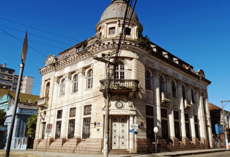 Antiga sede do Banco do Brasil, em Pelotas, receberá o Centro de Gastronomia Senac