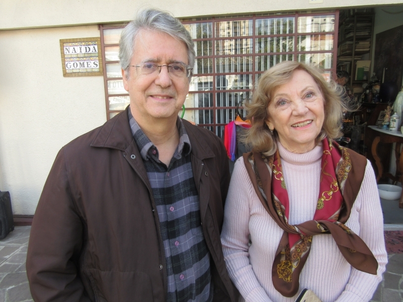Jorge Piquê, criador do Distrito C, com Naida Gomes