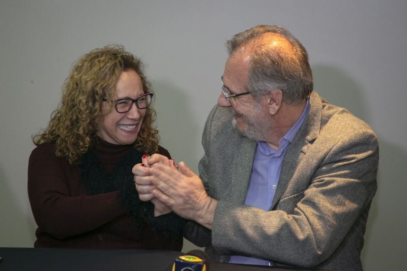 Abigail Pereira e Miguel Rossetto anunciaram coligação ao Piratini