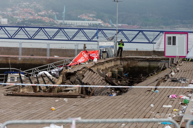 As vítimas estavam assistindo a um show na cidade de Vigo, quando a estrutura de madeira se rompeu 