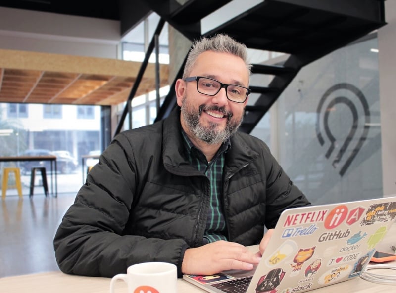 Juliano Murlick, um dos criadores do aplicativo Triider Foto: Andr&eacute; Carvalho/Triider/JC