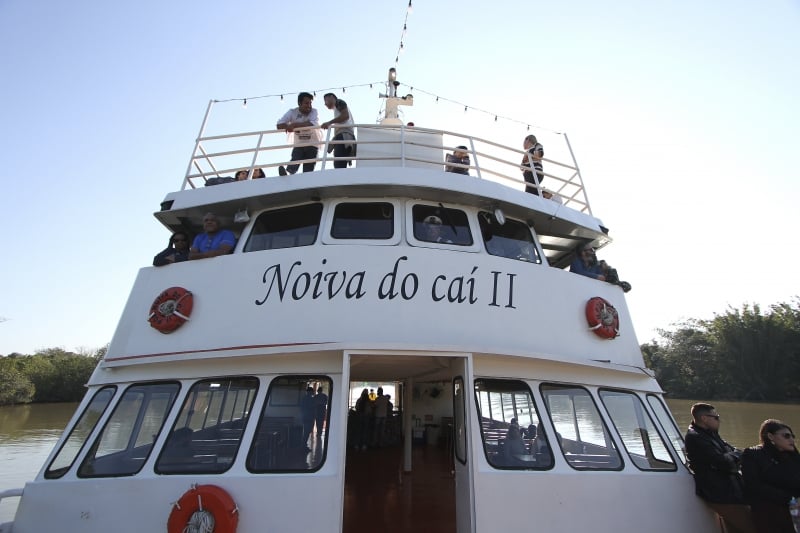 Noiva do Caí II é um dos barcos que ainda dispõe de ingressos para a celebração
