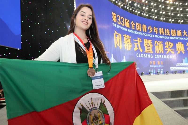 Bruna Marschner, de apenas 18 anos, foi uma das vencedoras do evento