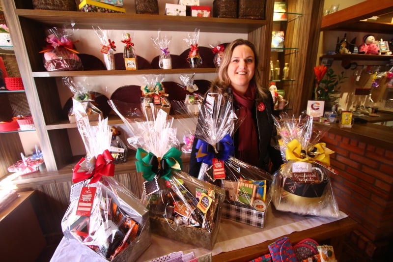 Rejane Anele � propriet�ria da Don Benito cestas