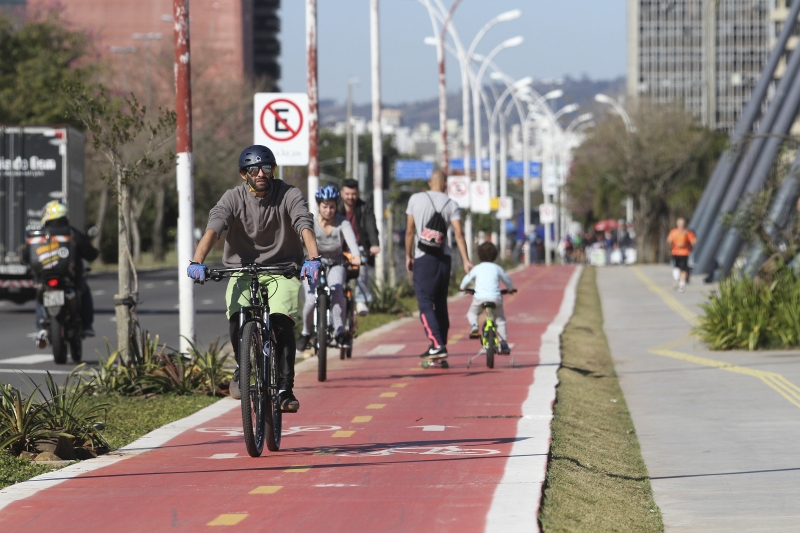 Porto Alegre conta com cerca de 48 quilômetros de vias exclusivas para ciclistas
