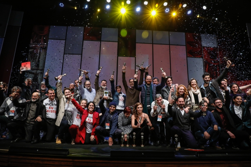 Vencedores celebram conquista do Kikito em Gramado