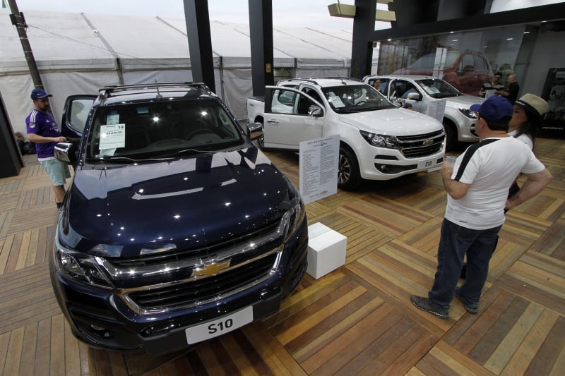 General Motors aposta no modelo S10 para conquistar o p�blico rural que visita o parque de Esteio nesta semana 