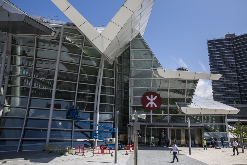 Terminal da estação de West Kowloon de Hong Kong acaba de ser inaugurado
