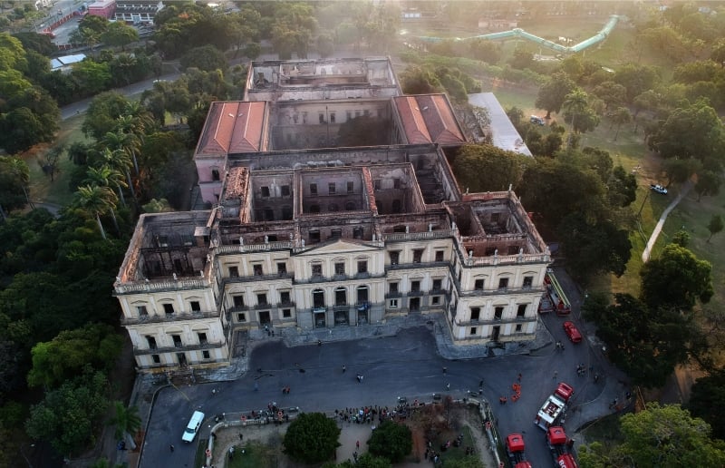 Incêndio no Museu Nacional destruiu mais de 20 milhões de peças