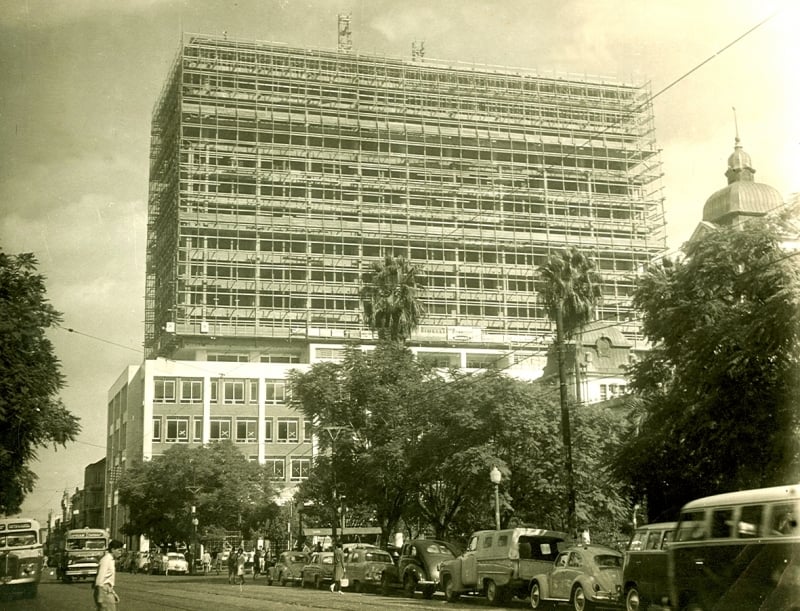 Fundo imobiliário possibilitou construção do edifício-sede, na Rua Capitão Montanha, inaugurado em 1964
