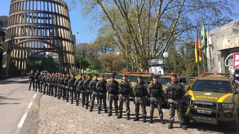 Homens do pelotão de choque vão atuar em patrulhas em pontos com maio número de ocorrência