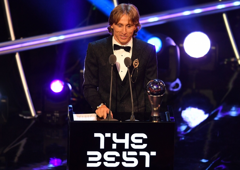 Modric disputava o prêmio com Cristiano Ronaldo e Mohamed Salah 