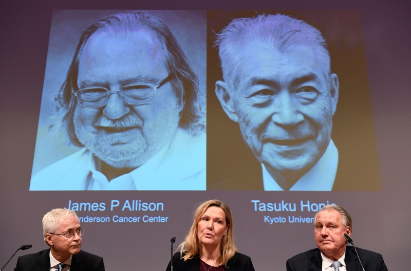 Membros do comitê do Nobel para Medicina anunciaram os vencedores