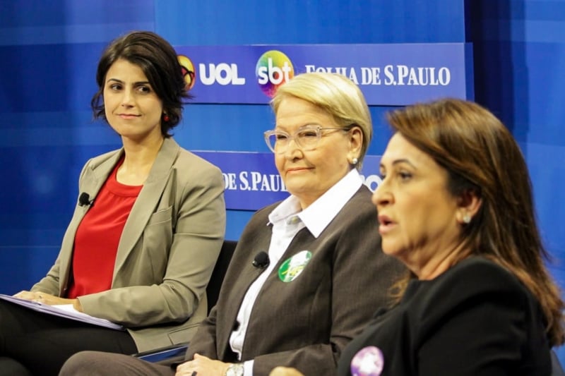 Manuela, Ana Amélia e Kátia participaram de debate de vices