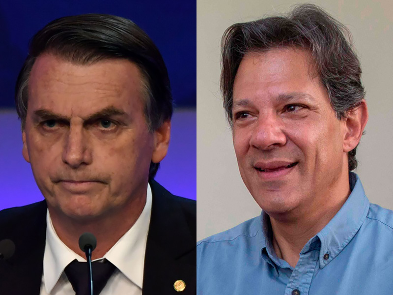Bolsonaro e haddad