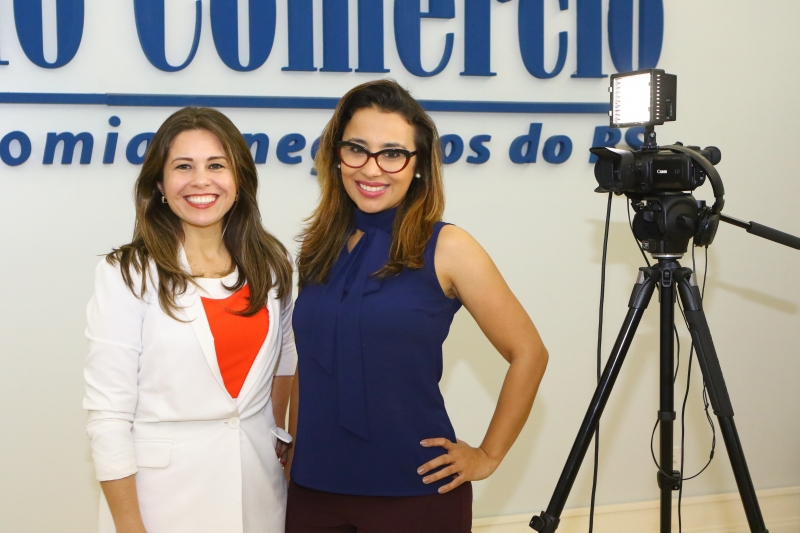 Ang�lica e Michele encontraram na produ��o uma forma de compartilhar o conhecimento das nucleadas