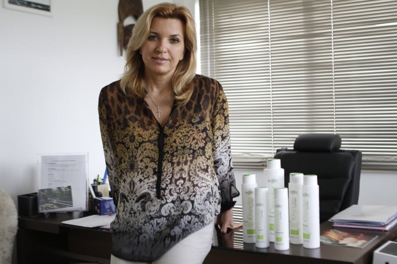 Sabrina Rosa lan�ou uma linha de cosm�ticos vegana, a Organker