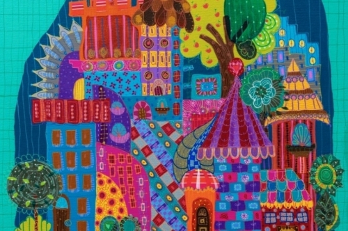 Cidades imaginárias é a primeira exposição individual da artista plástica Stella Da Poian