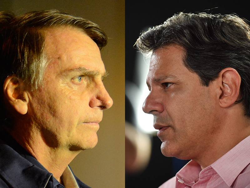 O petista foi de 41% para 44% desde a última pesquisa; Bolsonaro cai 3%