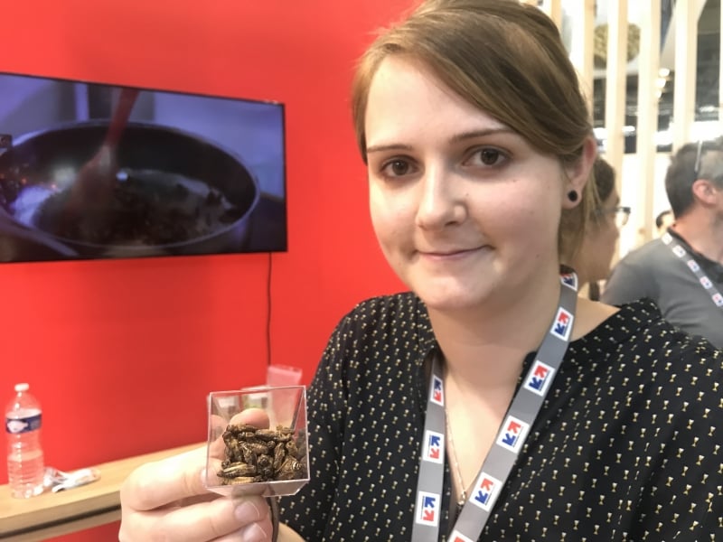 Pauline Barr fundou a empresa hou, que usa grilos como alimento