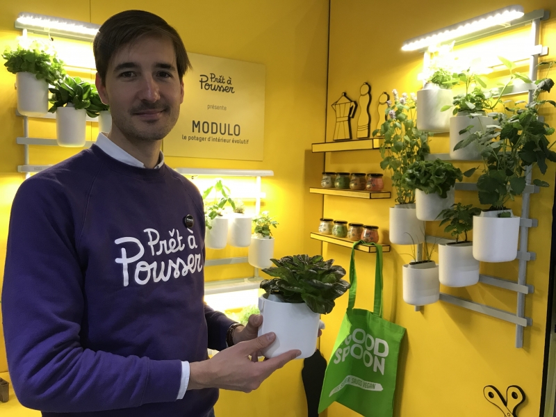 Kits domsticos possuem indicao de nvel de gua para plantas e iluminao por LED 