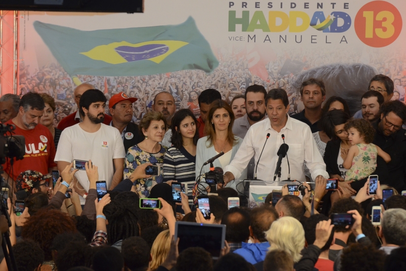 Fernando Haddad não cumprimentou Jair Bolsonaro, presidente eleito