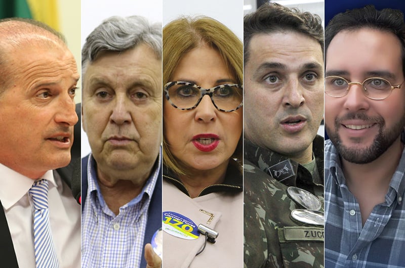 Cinco políticos foram decisivos no Estado para a vitória do presidente eleito pelo PSL