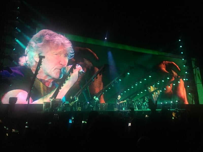 Ex-vocalista da banda Pink Floyd manteve discurso político, mas não mencionou Jair Bolsonaro